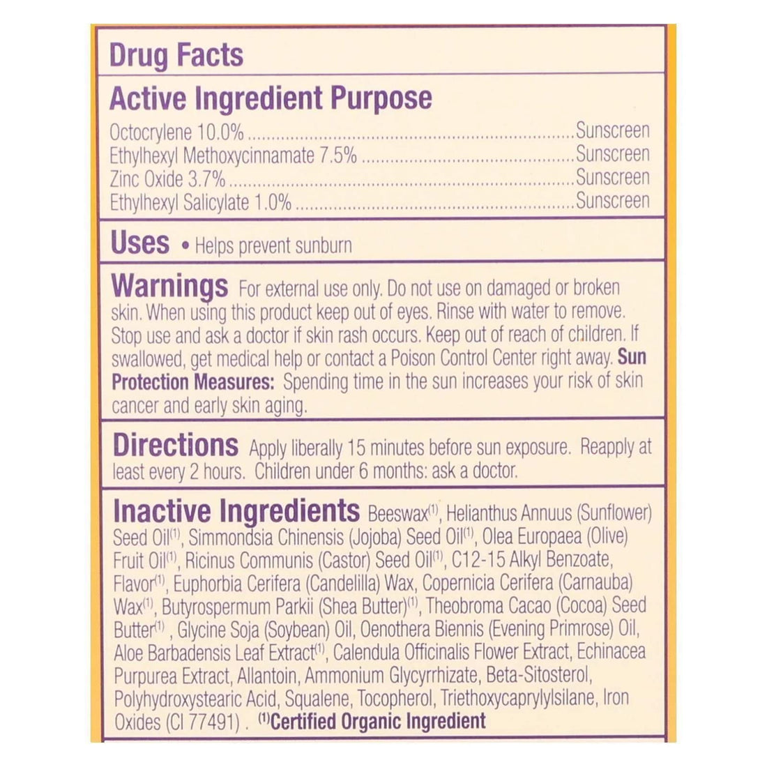 Alba Botanica Lipcare Spf 25 Spf, 0.15 Ounce