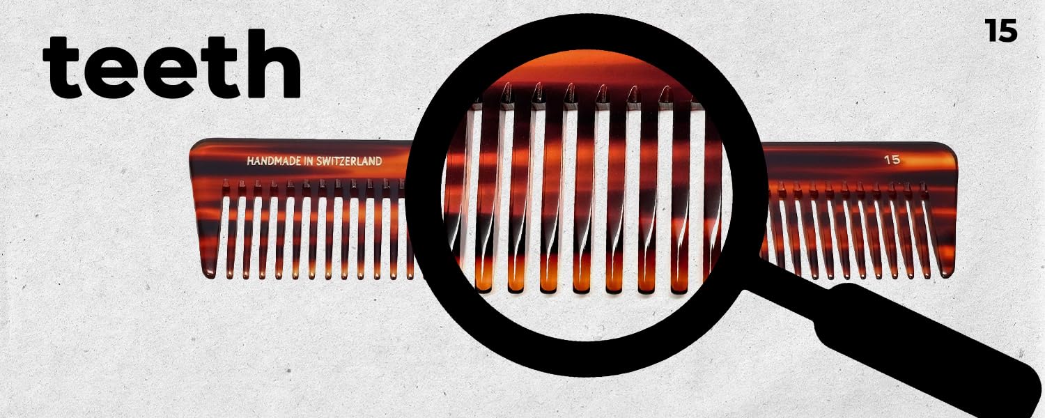 Hand-made tortoise comb #15