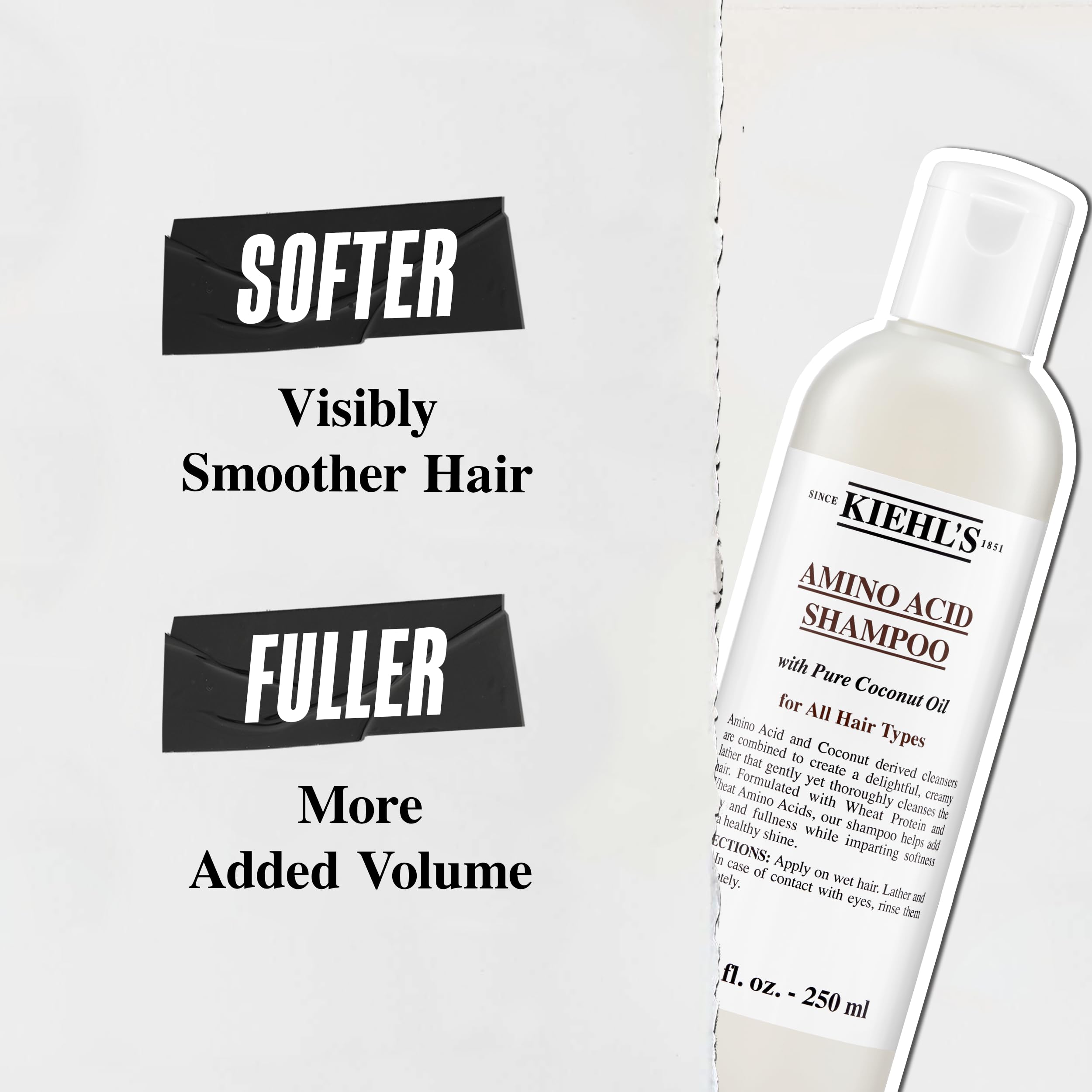 Kiehls - Amino acid Shampoo w/ Pure Coconut Oil - 16 oz.