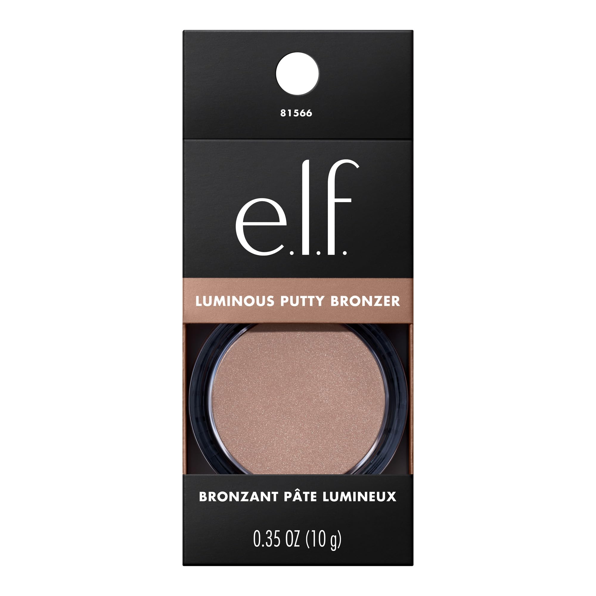 e.l.f. Luminous Putty Bronzer, Lightweight Putty-to-Powder Bronzer For A Radiant, Glowing Finish, Highly Pigmented, Vegan & Cruelty-Free, Vacay Mood