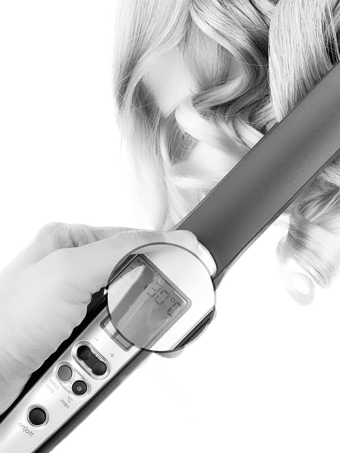 PRETTYSHOP 14 Hair Piece Pony Tail Extension Draw String Very Long & Voluminous Curled Wavy Heat-Resisting color variation (14 brown mix #4T30 PH7)