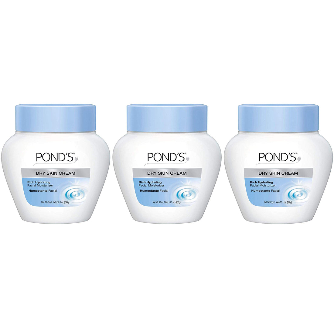 Pond's Extra Rich Dry Skin Cream - 10.1 oz - Caring Classic - Pack of 3