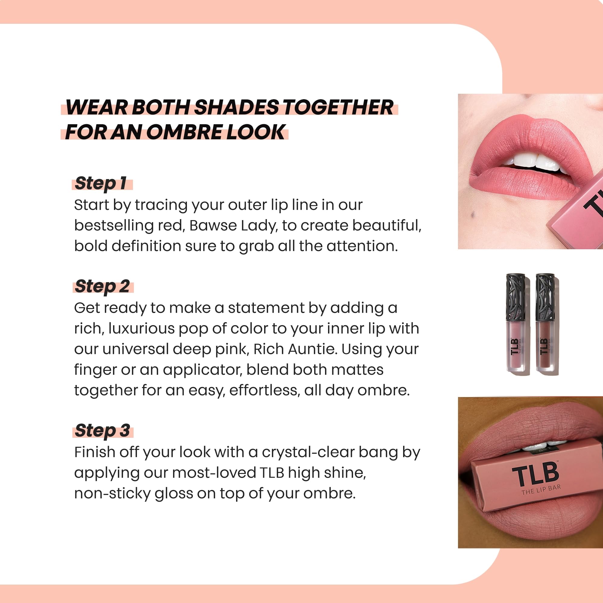 The Lip Bar - Nonstop Liquid Matte Lipstick 2-Pack, Curlfriend (Mauve Pink) + Savage (Chocolate Red-Brown) - High Pigment - One Swipe - Long Lasting - Jojoba Oil & Vitamin E - Vegan - .24 fl oz