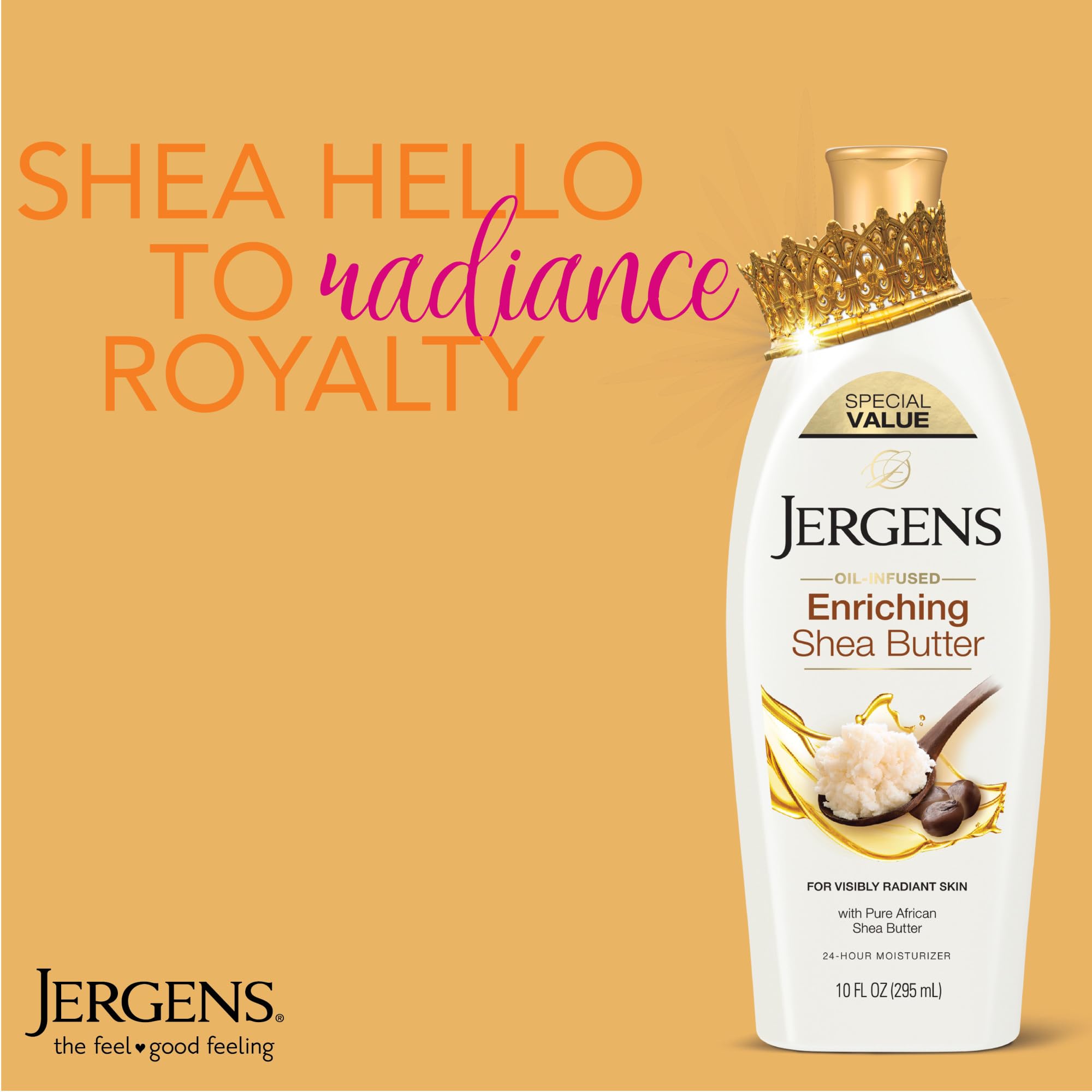 Jergens Shea Butter Deep Conditioning Moisturizer - 16.8 oz - 2 pk
