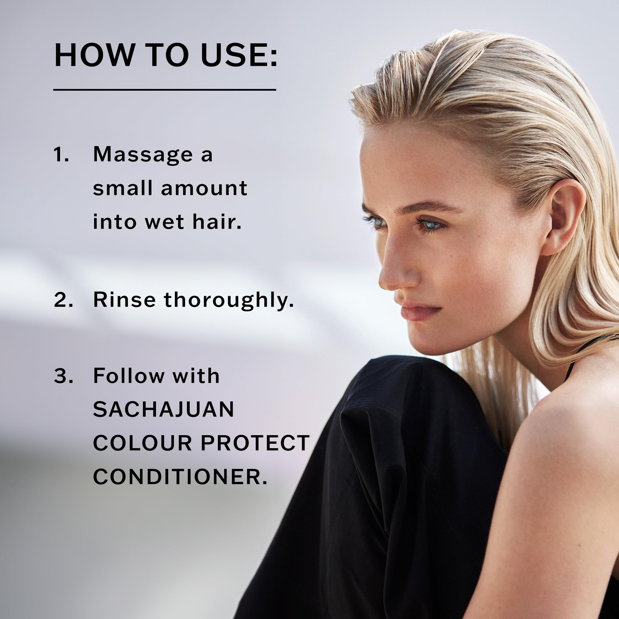 Sachajuan Colour Protect Shampoo for Unisex - 8.45 oz Shampoo