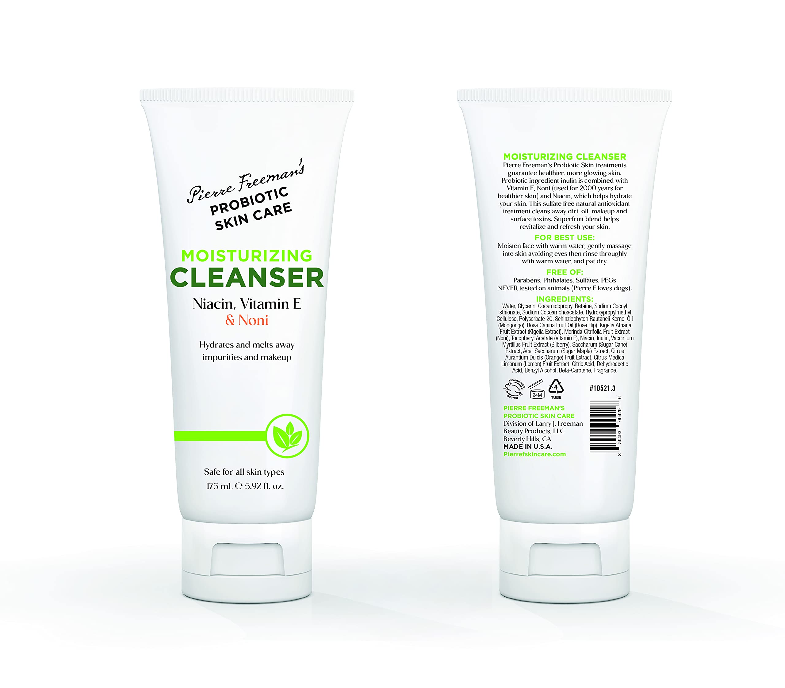 Pierre F Probiotic Moisturizing Cleanser, 5.92 Fluid Ounce