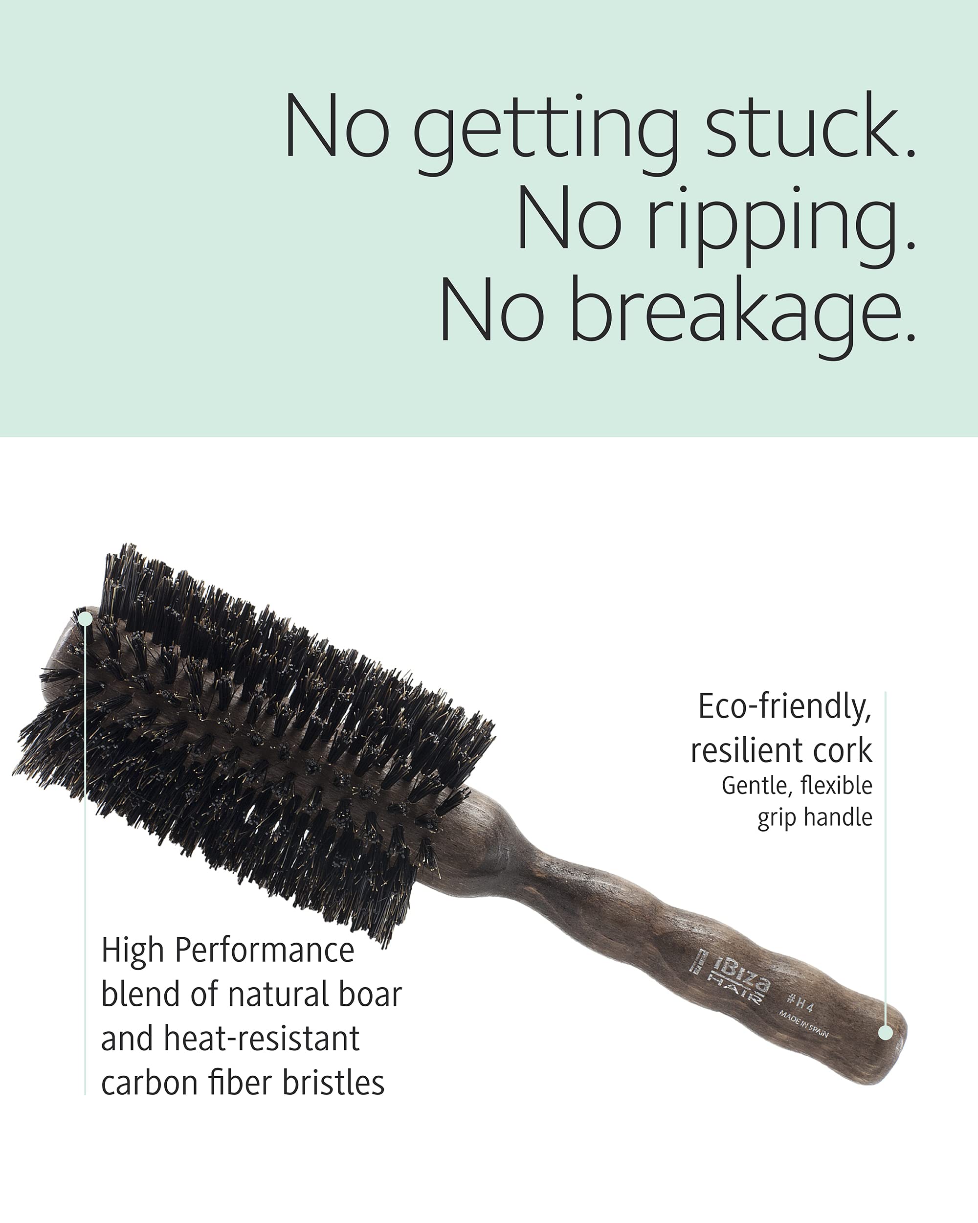 Ibiza Hair H Series Brush, H4