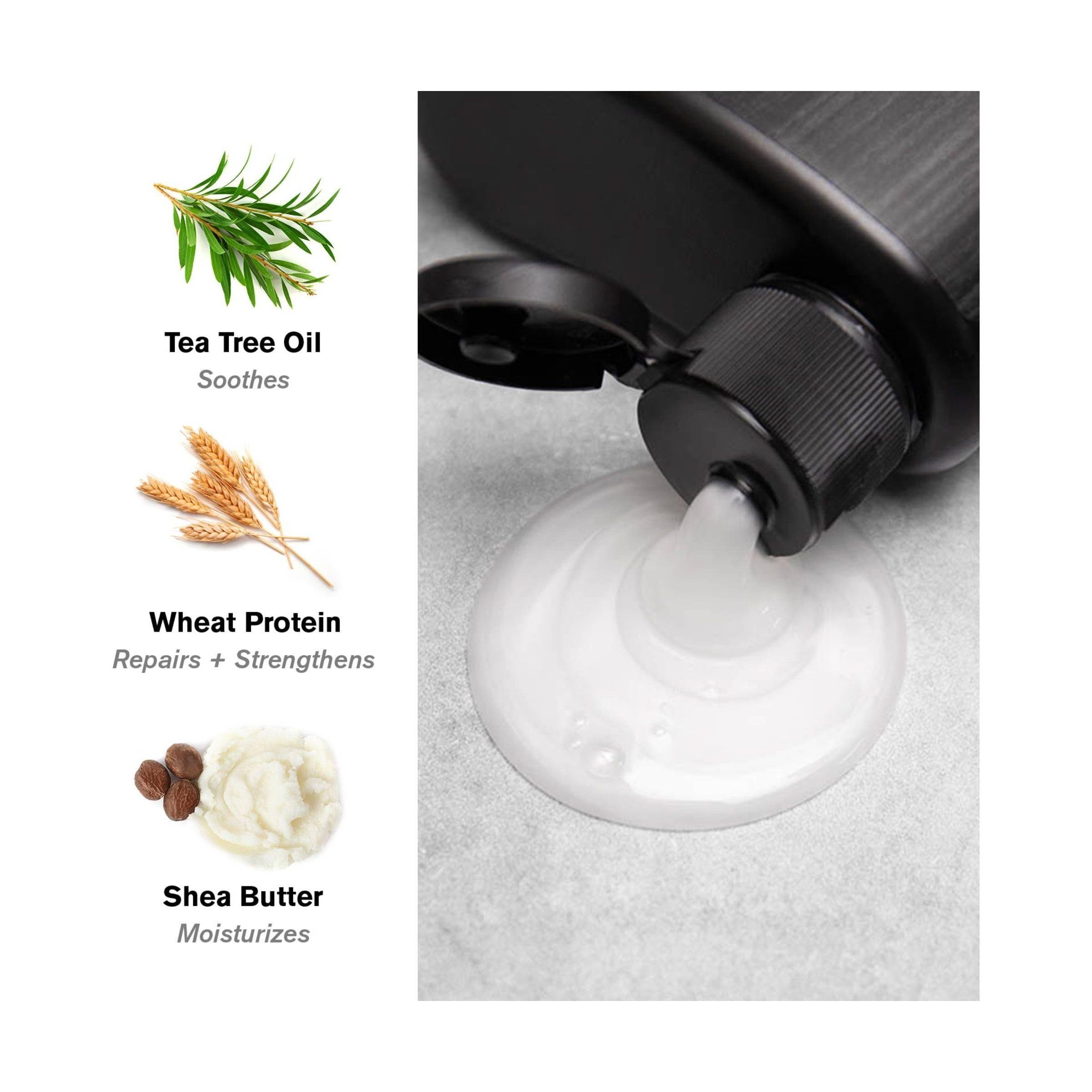 Every Man Jack 2 In 1 Shampoo Conditioner Tea Tree, Thickening, 13.5 Fl Oz (91307)