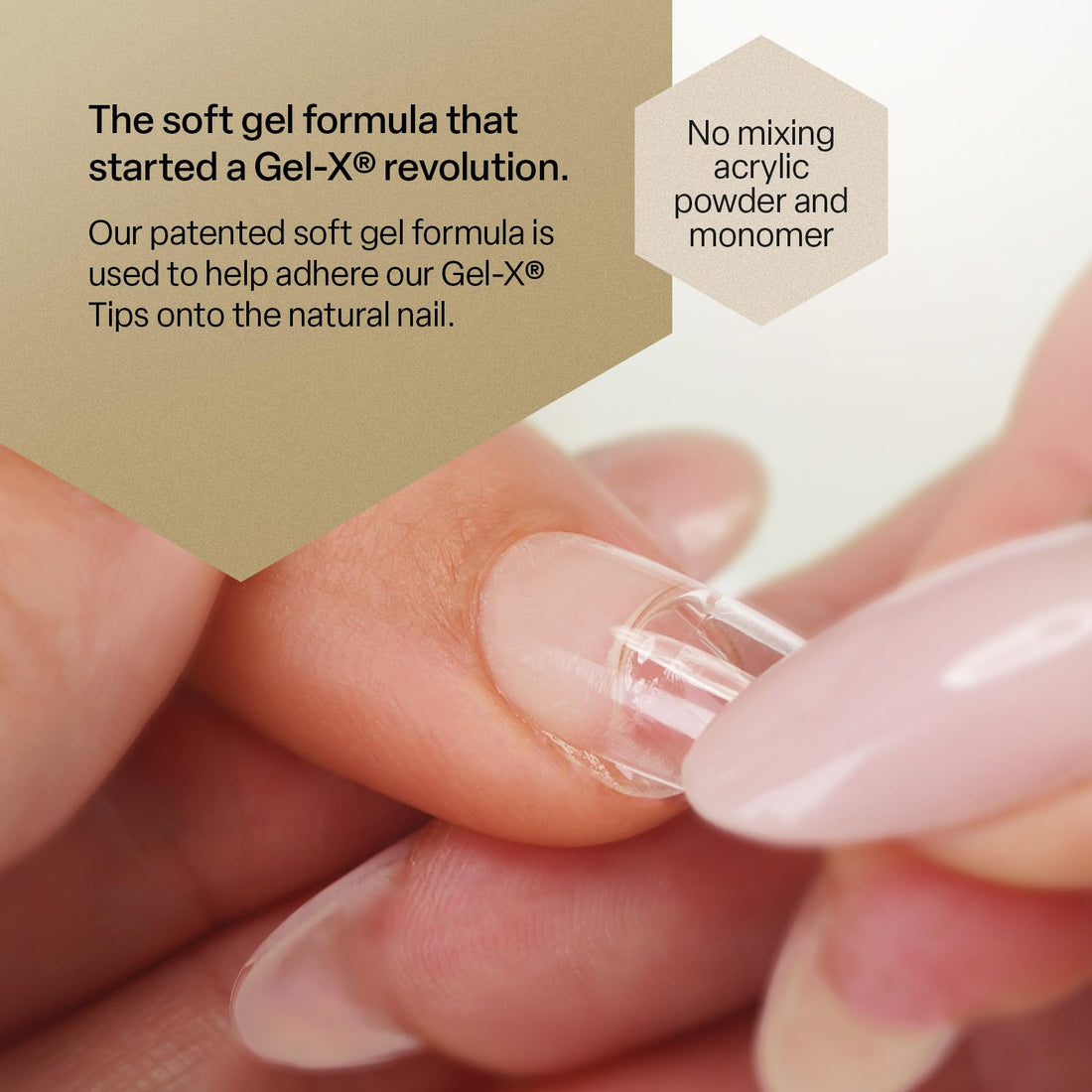 Apres Nail Extend Gel Gold Bottle | 15mL | Premium Quality | Soft Gel, Gel-X Tips Adhesive, Easy Application, Easy Removal, Soak Off, Applicator Included