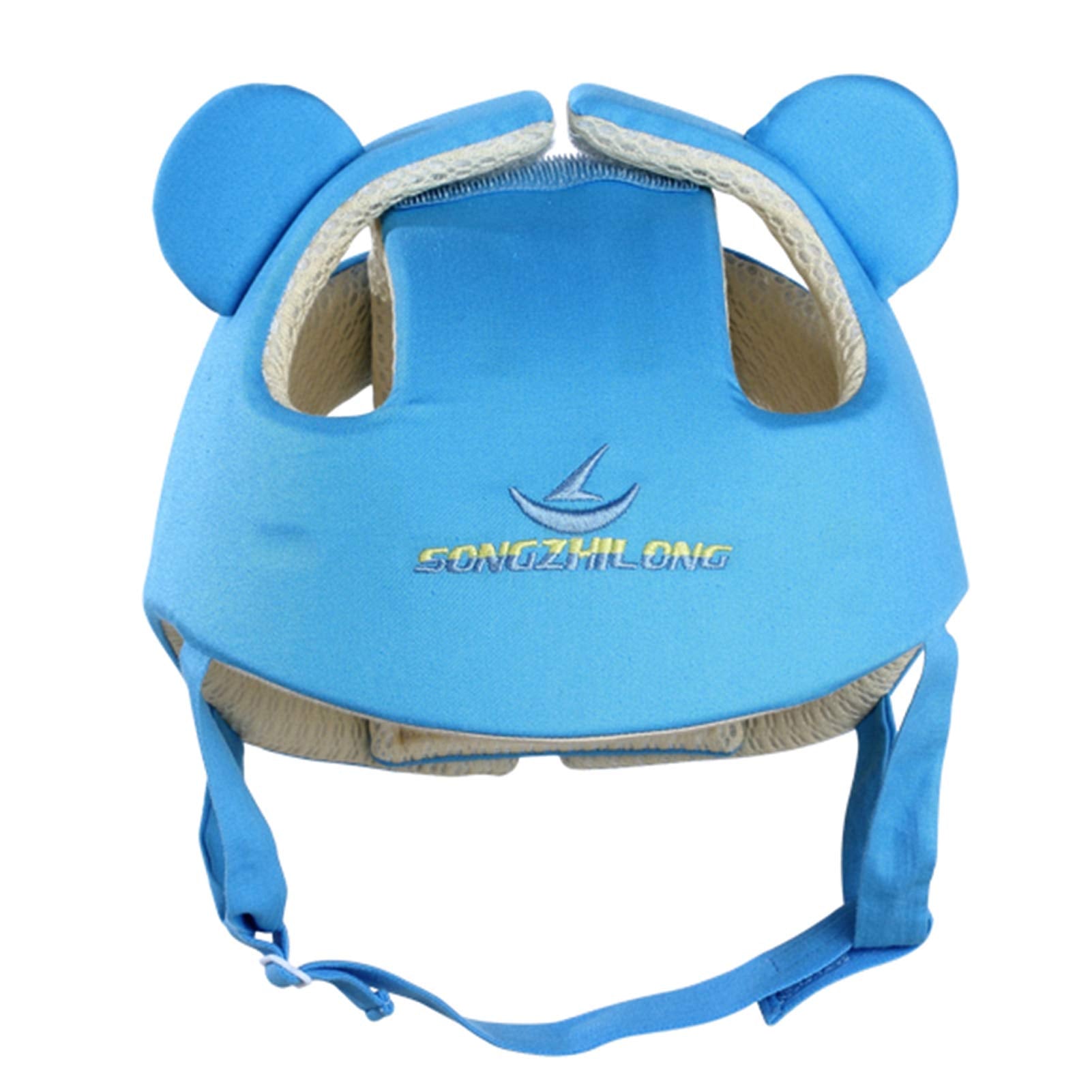 Ocanoiy Baby Infant Toddler Helmet Safety Headguard Head Protective Cushion Children Adjustable Safety Helmet Hat Harnesses Cap Kid Child Crawl Walk Playing (Blue)