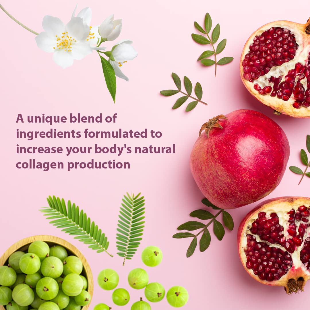 PlantFusion Vegan Collagen Beauty - Vegan Collagen Powder for Women - Hair Skin and Nails Vitamins - Gluten Free, Non-GMO, Non-Dairy (Strawberry Lemonade 18 Servings)