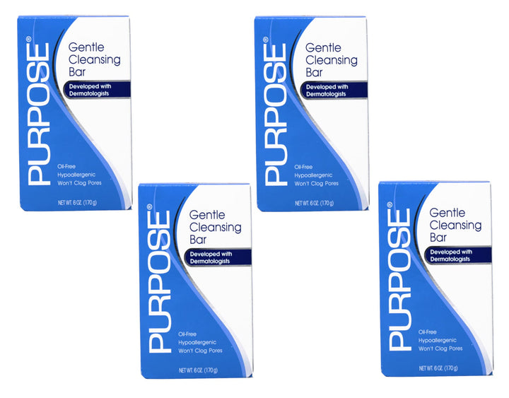 Purpose Gentle Cleansing Face Soap Bar, Oil-Free Large Size 6 Ounces by With a Purpose