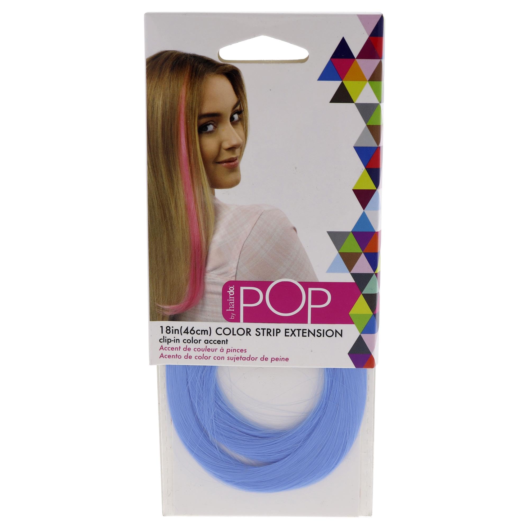 HairDo Royal Blue: Pop Color Strip Extension - Royal Blue