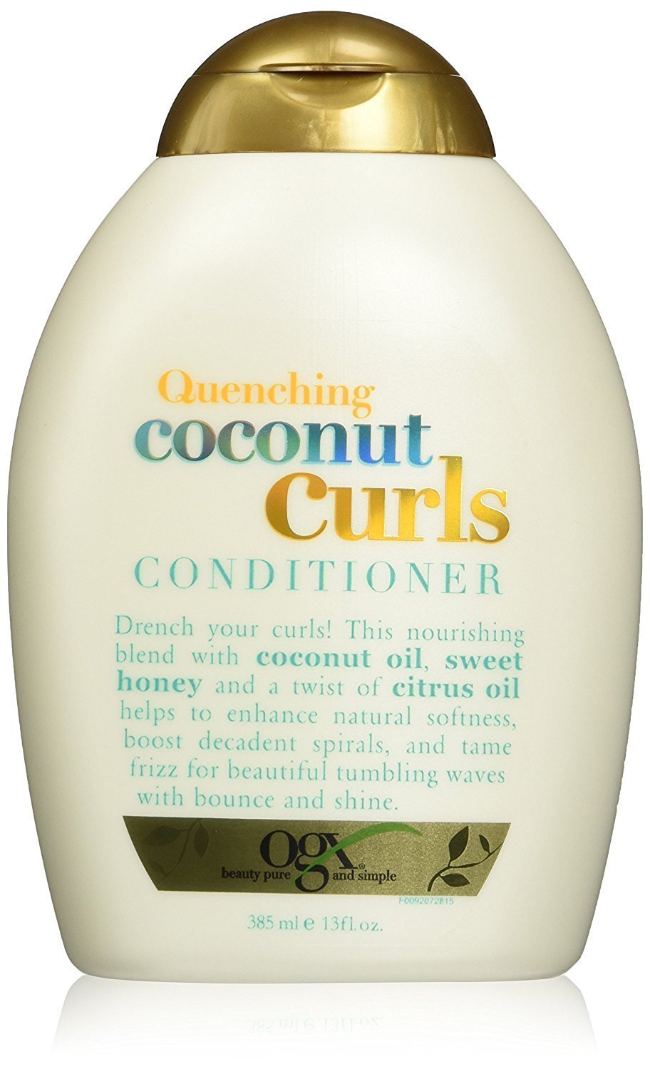 Organix Quenching Plus Coconut Curls Bundle, Shampoo & Conditioner, 13 Ounce Each