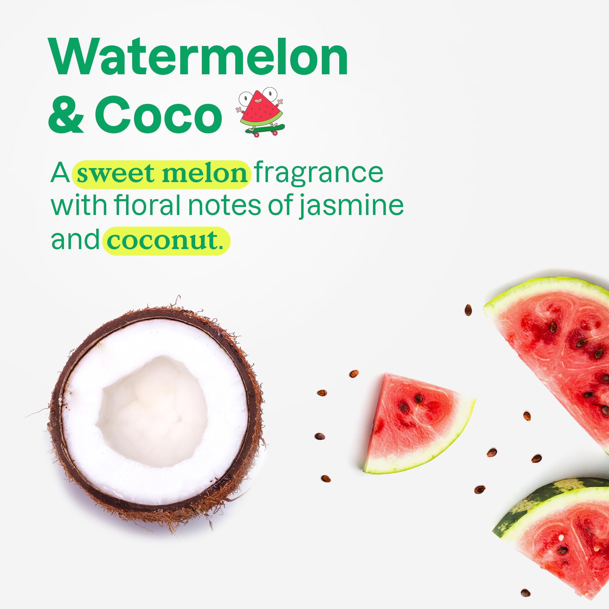 ATTITUDE Little Leaves Hypoallergenic and Natural Conditioner, Watermelon & Coco, 8 Fluid Ounce