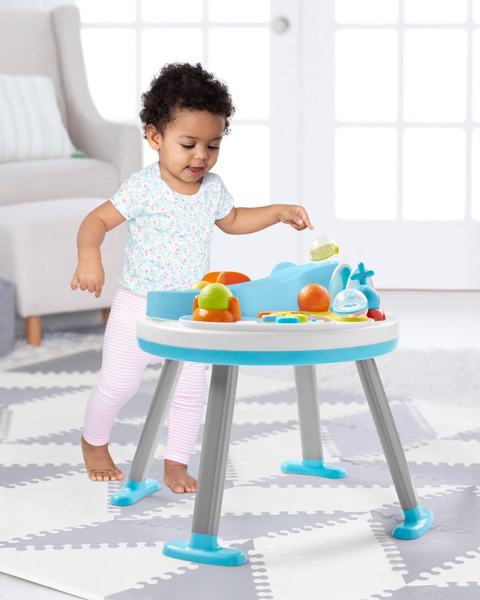 Skip Hop Let's Roll 2-in-1 Baby Activity Table, Explore & More