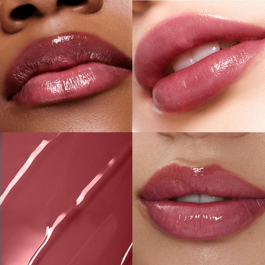 HOSAILY Pink Tinted Lip Balm Lipstick, Hydrating Natural Glossy Sheer Lip Balm, Moisturizing Lipstick Makeup Lip Care for Repairing Dry Lips