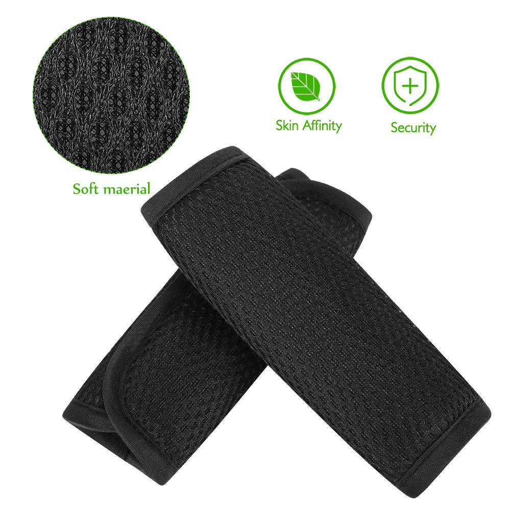 Accmor Car Seat Straps Shoulder Pads for Baby Kids, Soft Car Seat Strap Covers, Seat Belt Covers for Car Seats, Pushchair, Stroller