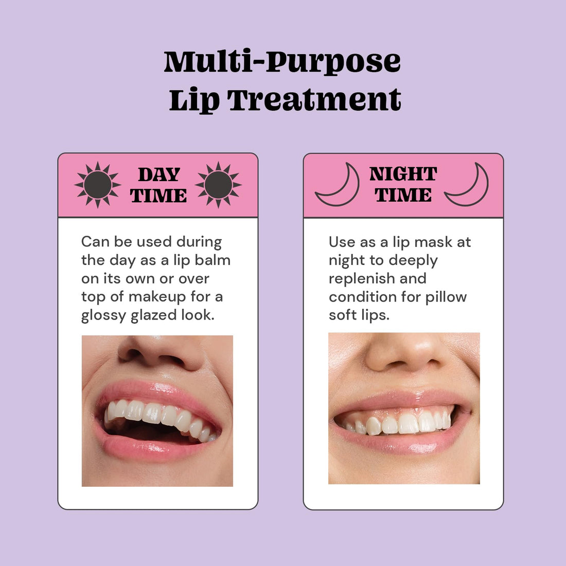 Glossmetics Strawberry Crème Lip Glaze - Overnight Lip Mask for Dry Lips. Fruit Butter Lip Mask, Hydrating and Moisturizing Lip Balm for Soft, Smooth Lips. Pink, 10ml