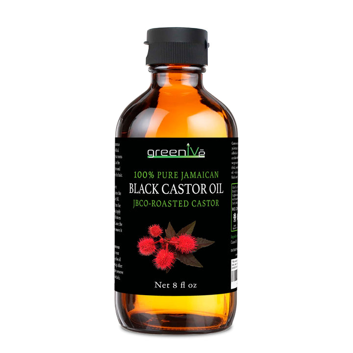 GreenIVe - Jamaican Black Castor Oil - 100% Pure - Exclusively on Amazon (8 Ounce)