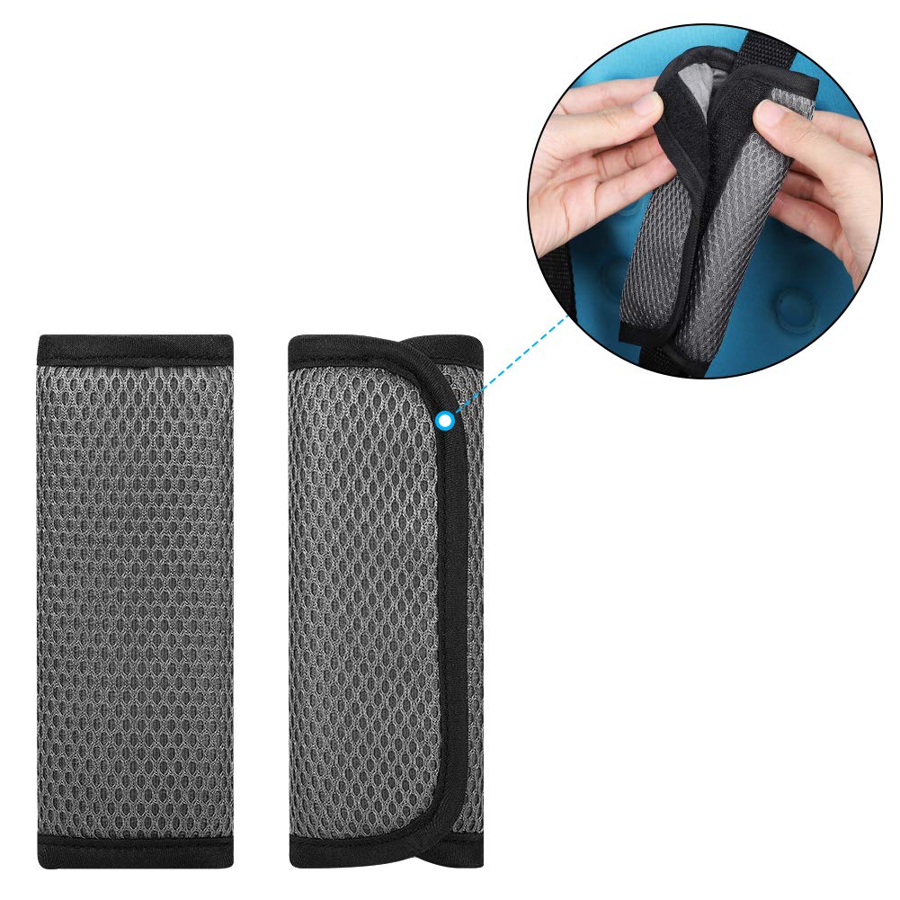 Accmor Car Seat Straps Shoulder Pads for Baby Kids, Soft Car Seat Strap Covers, Seat Belt Covers for Car Seats, Pushchair, Stroller