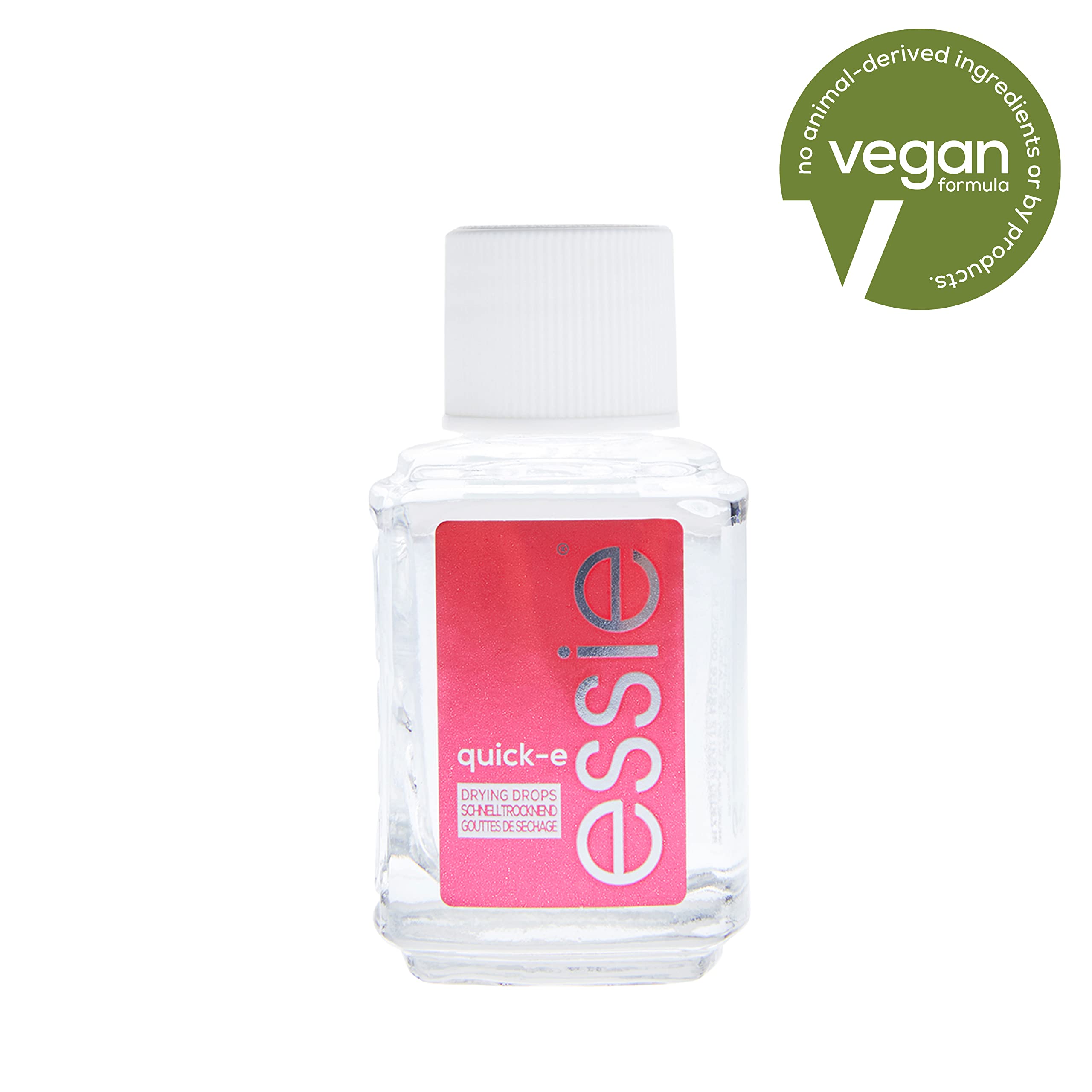 essie Nail Care, 8-Free Vegan, Quick-E Drops, fast-drying drops, nail polish finisher, 0.46 fl oz