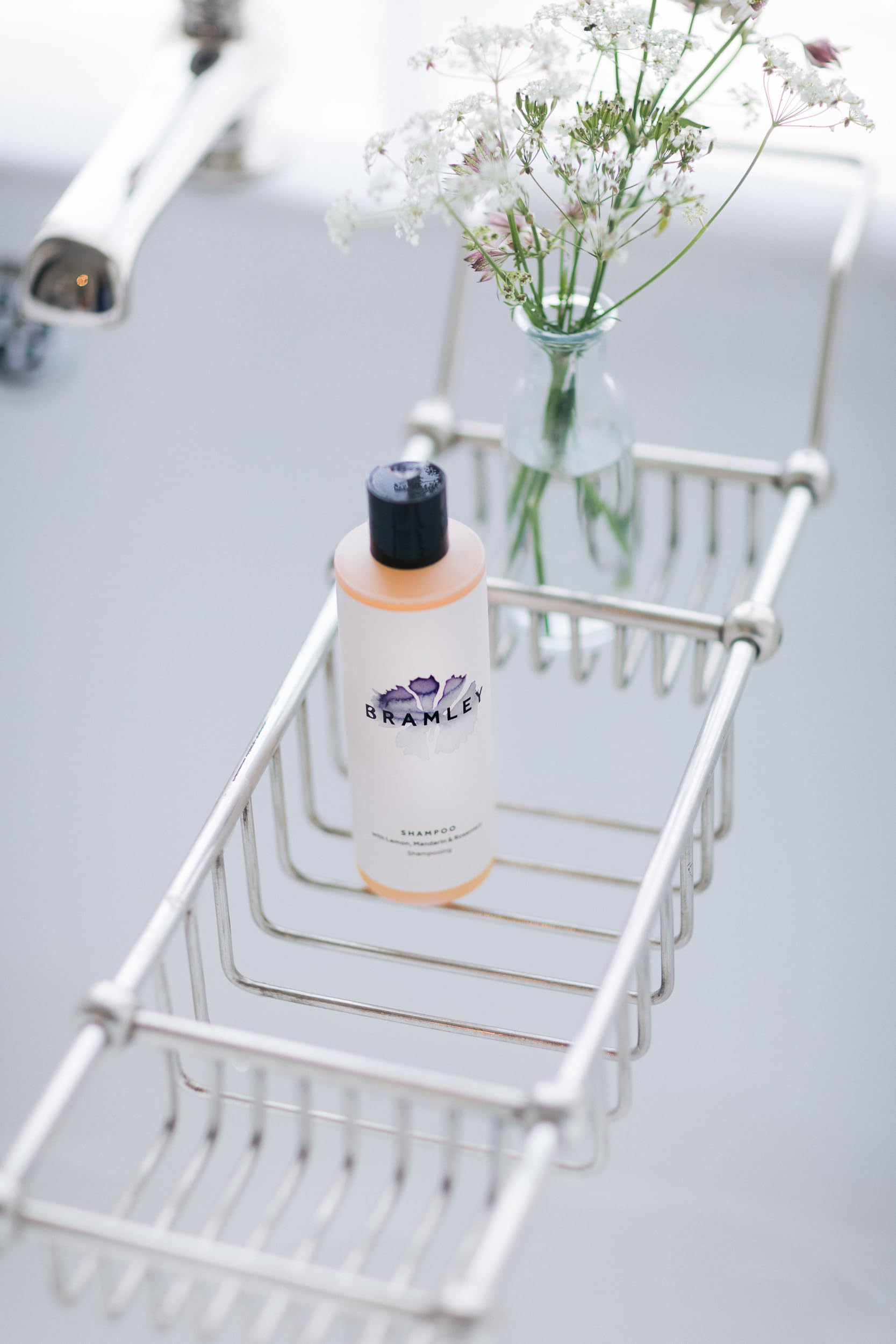 BRAMLEY Shampoo, 250ml | Lemon, Mandarin and Rosemary Essential Oils | Natural Hair Wash | Suphate Free | Cleanses & Softens | Vegan & Cruelty Free