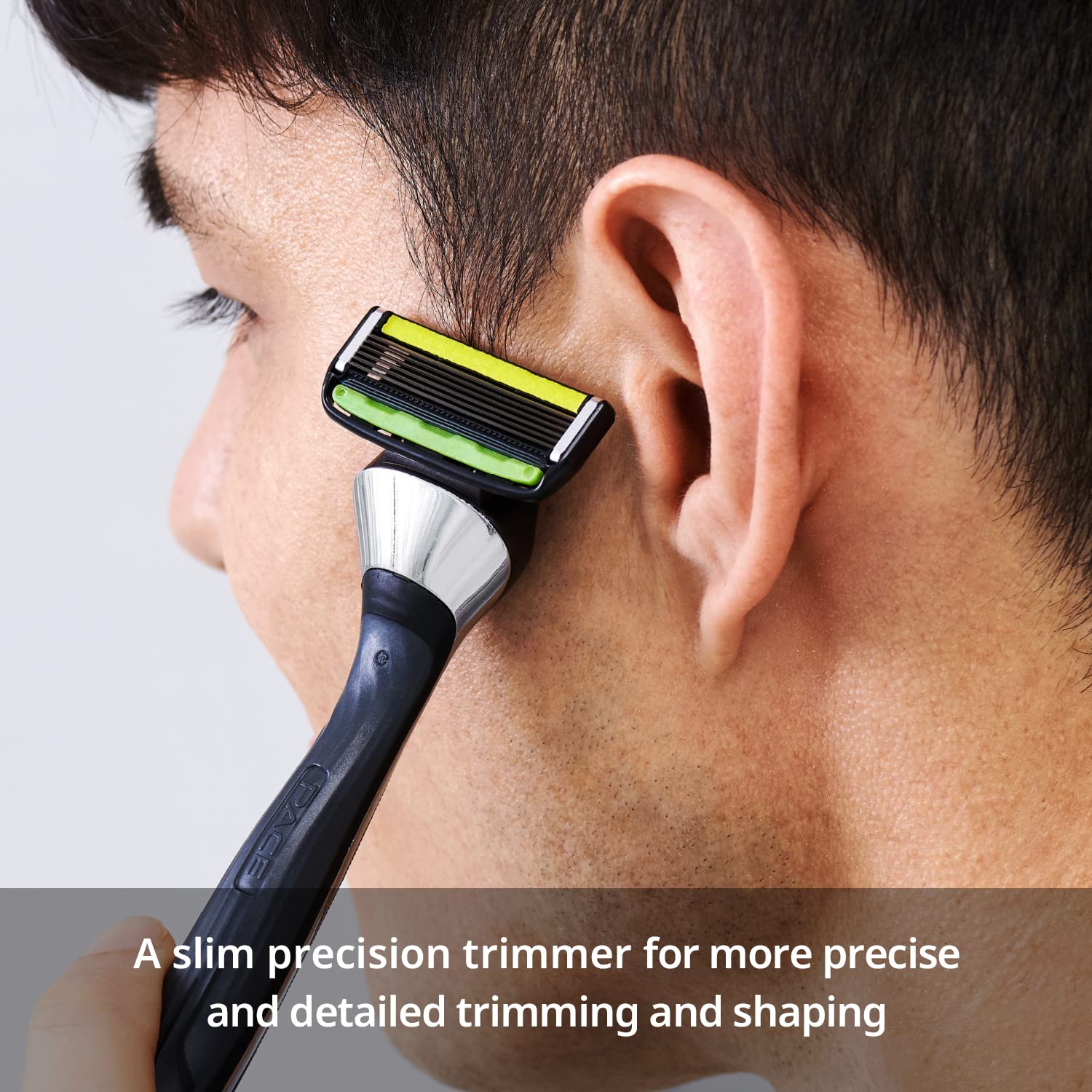 Dorco Pace 6 Pro - Six Blade Razor System with Trimmer - 2 Replacement Handles (Handles Only)