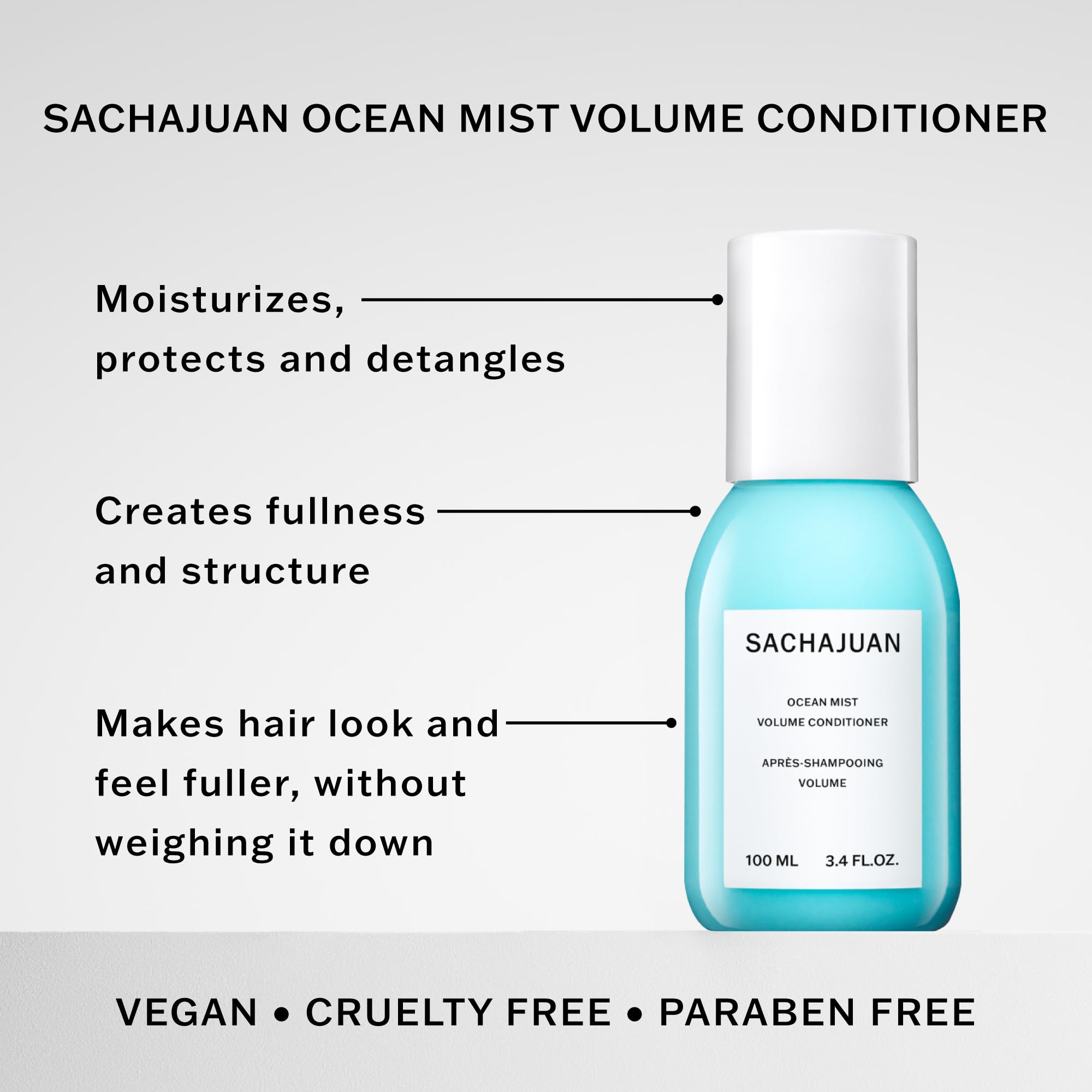 SACHAJUAN Ocean Mist Volume Conditioner, 3.4 fl. oz.