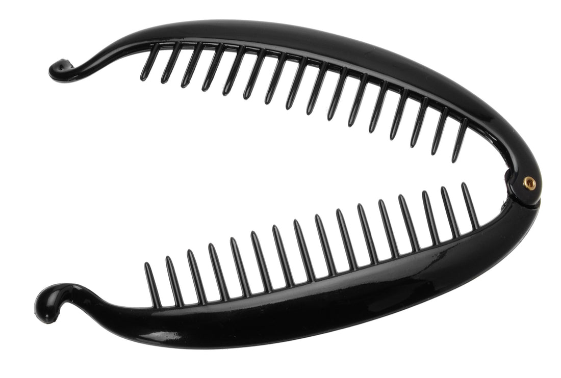 France Luxe Banana Clip - Black