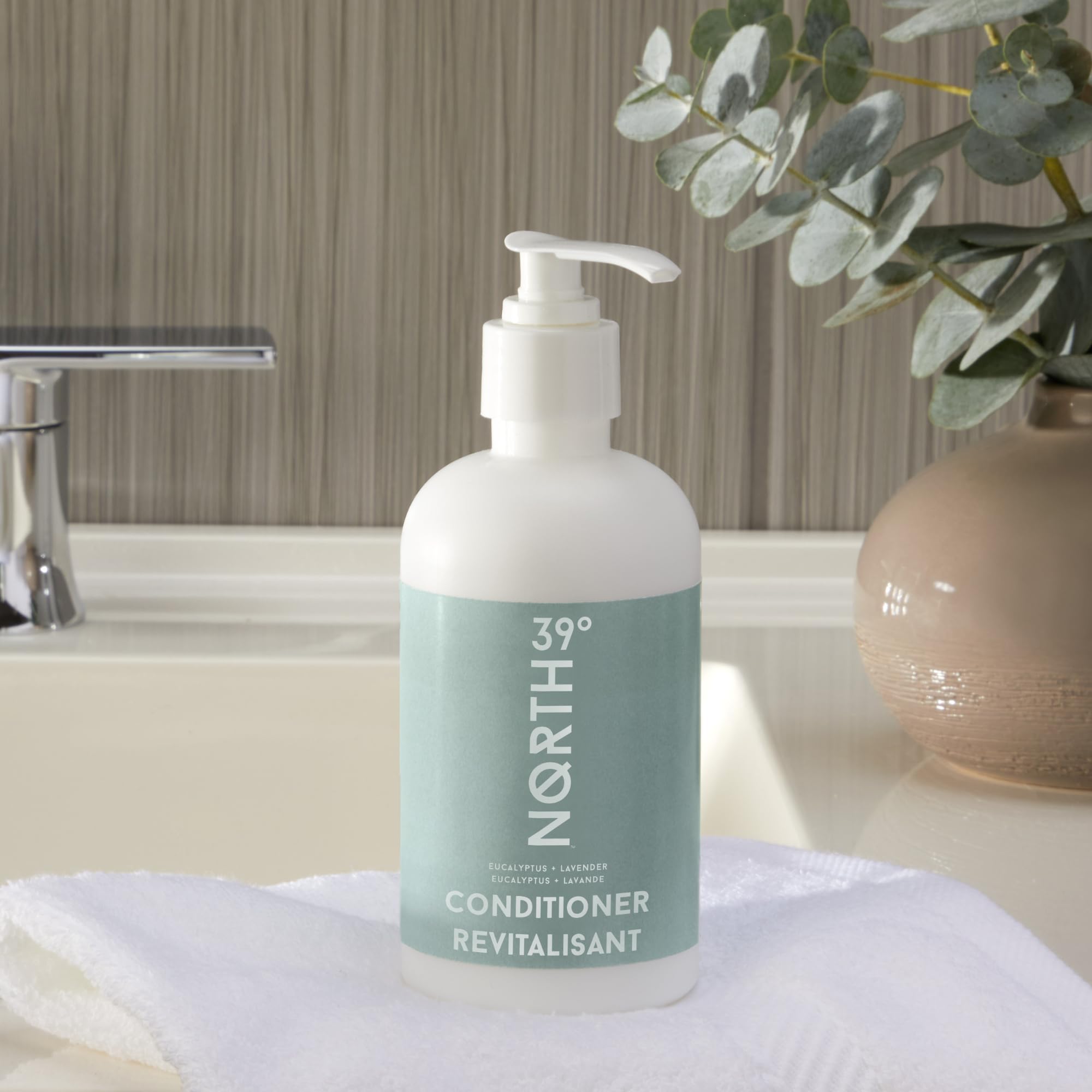 39° North Conditioner - Eucalyptus & Lavender Scent - Featured in Courtyard by Marriott and Residence Inn Hotels - Cleansing & Moisturizing - All Natural Conditioner - 8.5oz