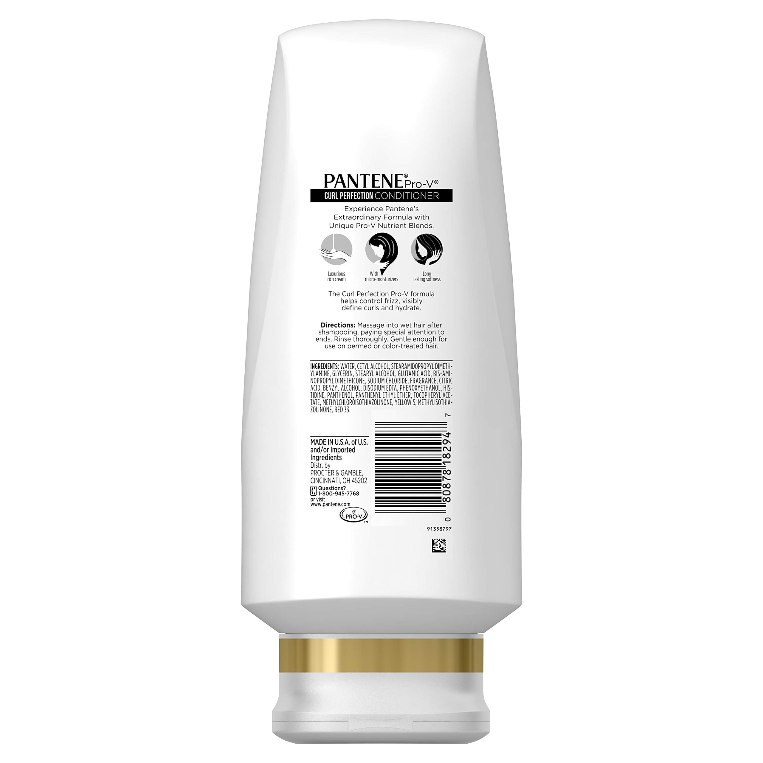 Pantene Pro-V Curl Perfection Conditioner, 17.7 Fl Oz