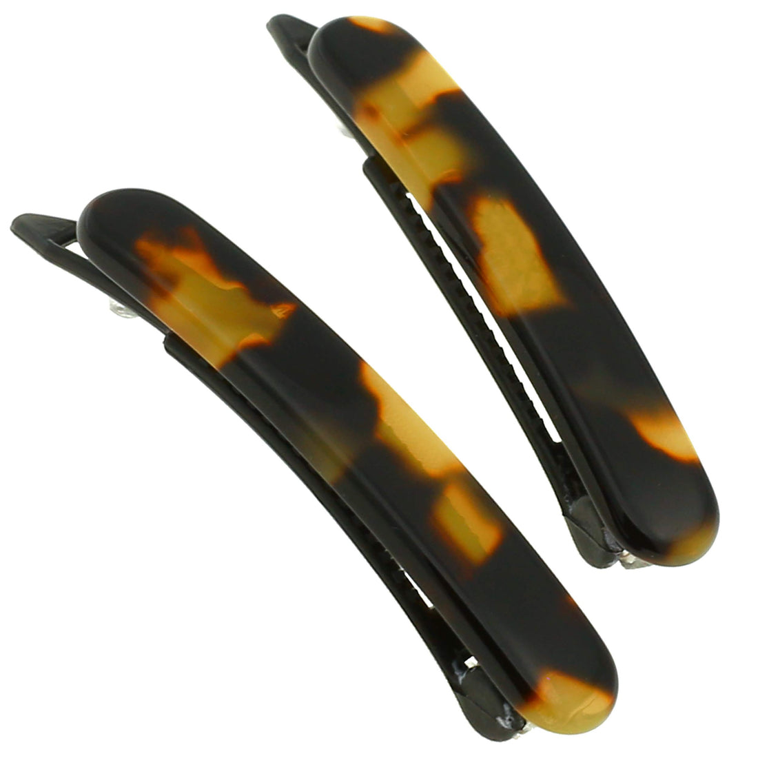 Camila Paris CP2240/2 French Hair Slides Clips for Women, Handmade, Girls Side Slide-in Barrette Clip, Hair Accessories for Women. Strong Hold No Slip Grip Fashion Durable and Styling, Made in France