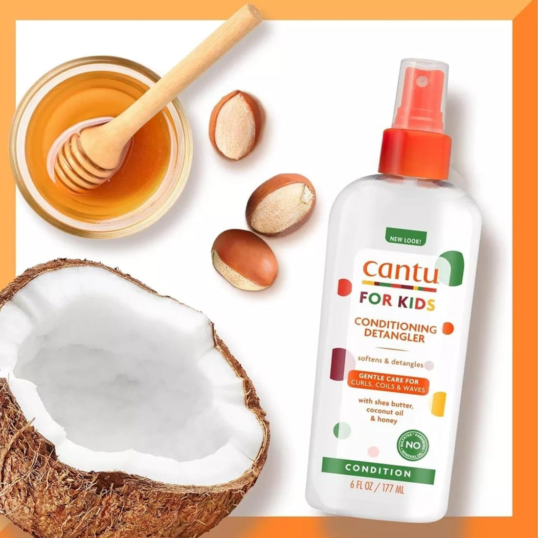 Cantu Care for Kids Conditioning Detangler, 6 Fluid Ounce