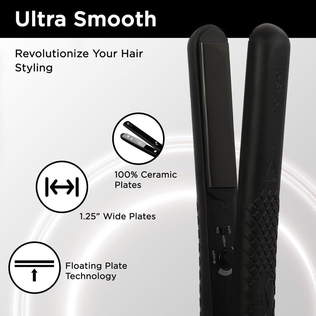 Herstyler Classic Forever Ceramic Flat Iron