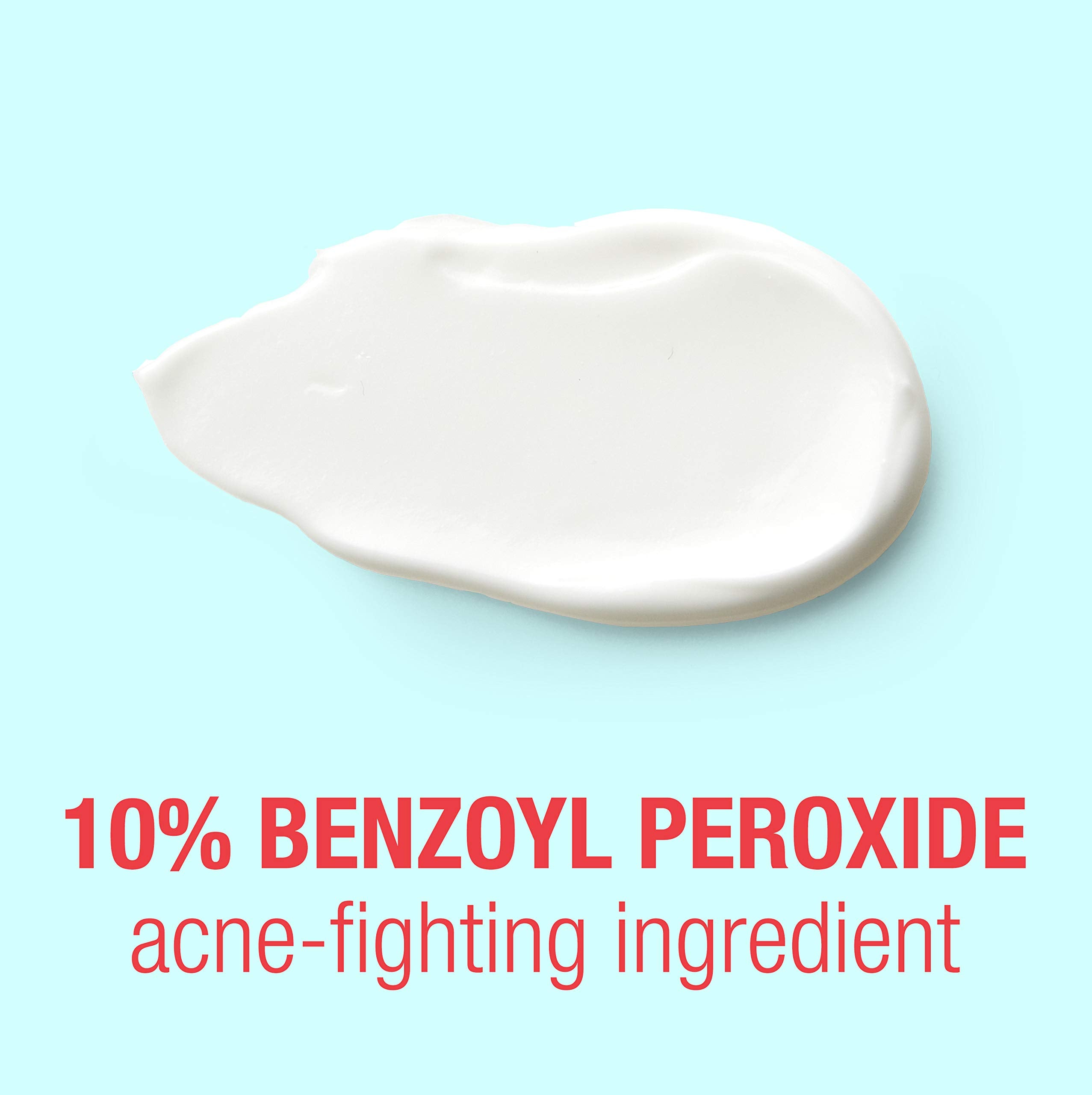 Neutrogena Rapid Clear Stubborn Acne Spot Treatment Gel with Maximum Strength 10% Benzoyl Peroxide Acne Treatment Medication, Pimple Cream for Acne Prone Skin Care, 1 oz