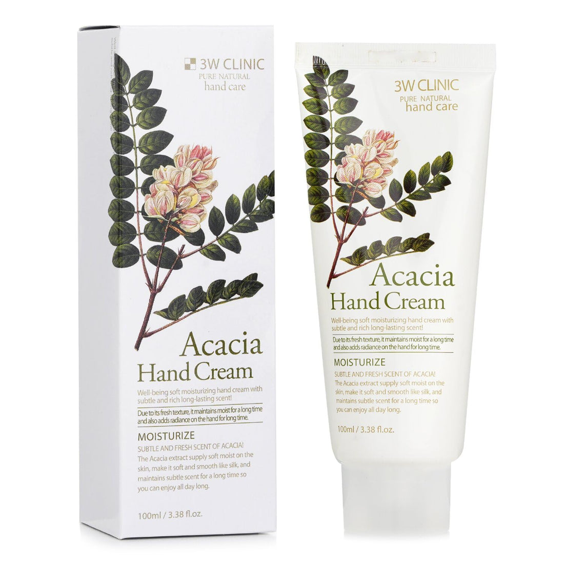 3W Clinic Hand Cream - Acacia 100ml/3.38oz
