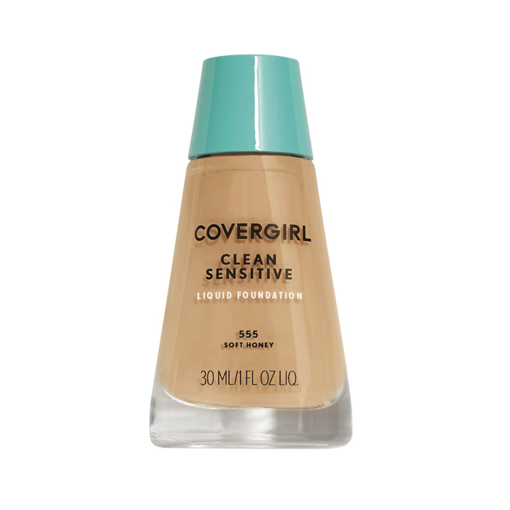 COVERGIRL Clean Sensitive Skin Liquid Foundation Soft Honey, 1 oz