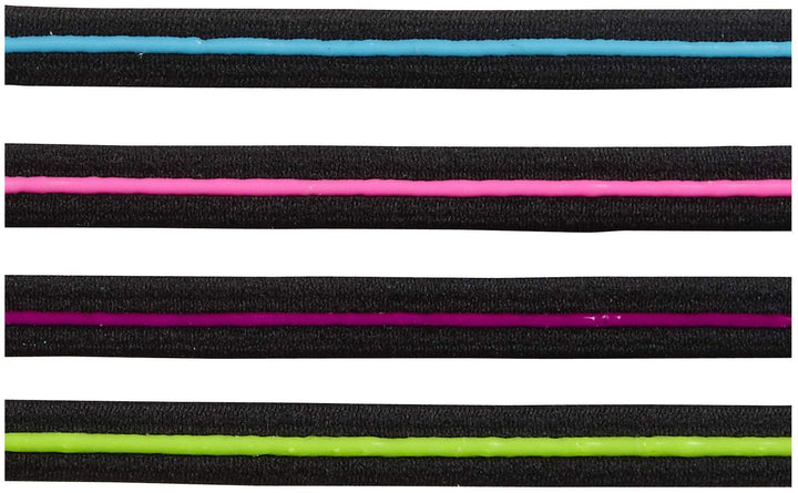 Scunci Everyday and Active No Slip Grip Contrast Silicone Headwraps,4 ct