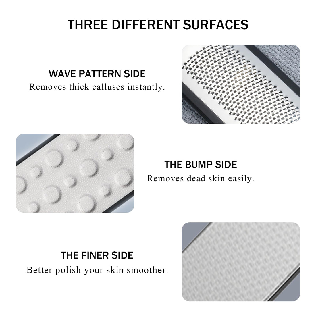 SetSail Callus Remover for Feet 2 Pack Foot File Kits Rust-Free Foot Scrubber Premium Stainless Steel Pedicure Tools Can be Used on Both Wet and Dry Feet, Foot Scraper for Dead Skin, Cracked Heels