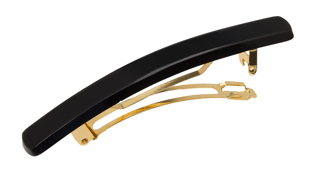 Black : France Luxe Bennington 6cm Barrette - Black