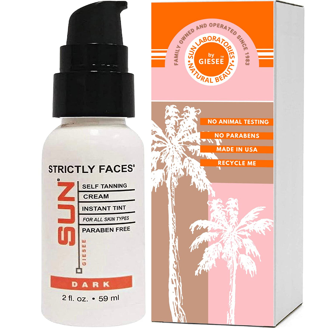 Sun Laboratories Strictly Faces 2.7 fl oz.