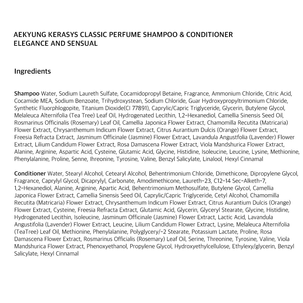 Aekyung Kerasys Elegance & Sensual Perfumed Rinse by Kerasys Elegance & Sensual Perfumed Rinse 600ml