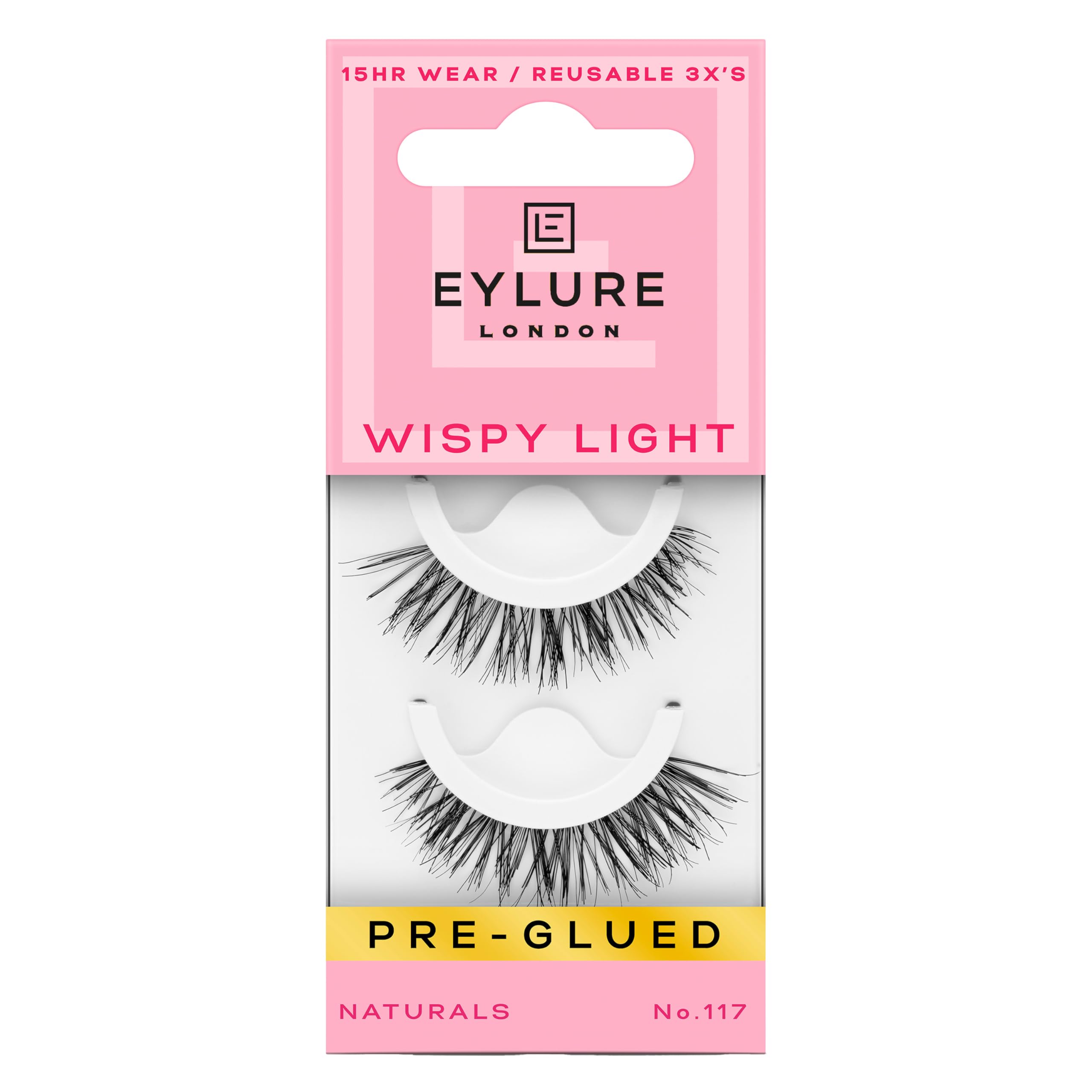 Eylure Pre Glued Wispy Light No.117