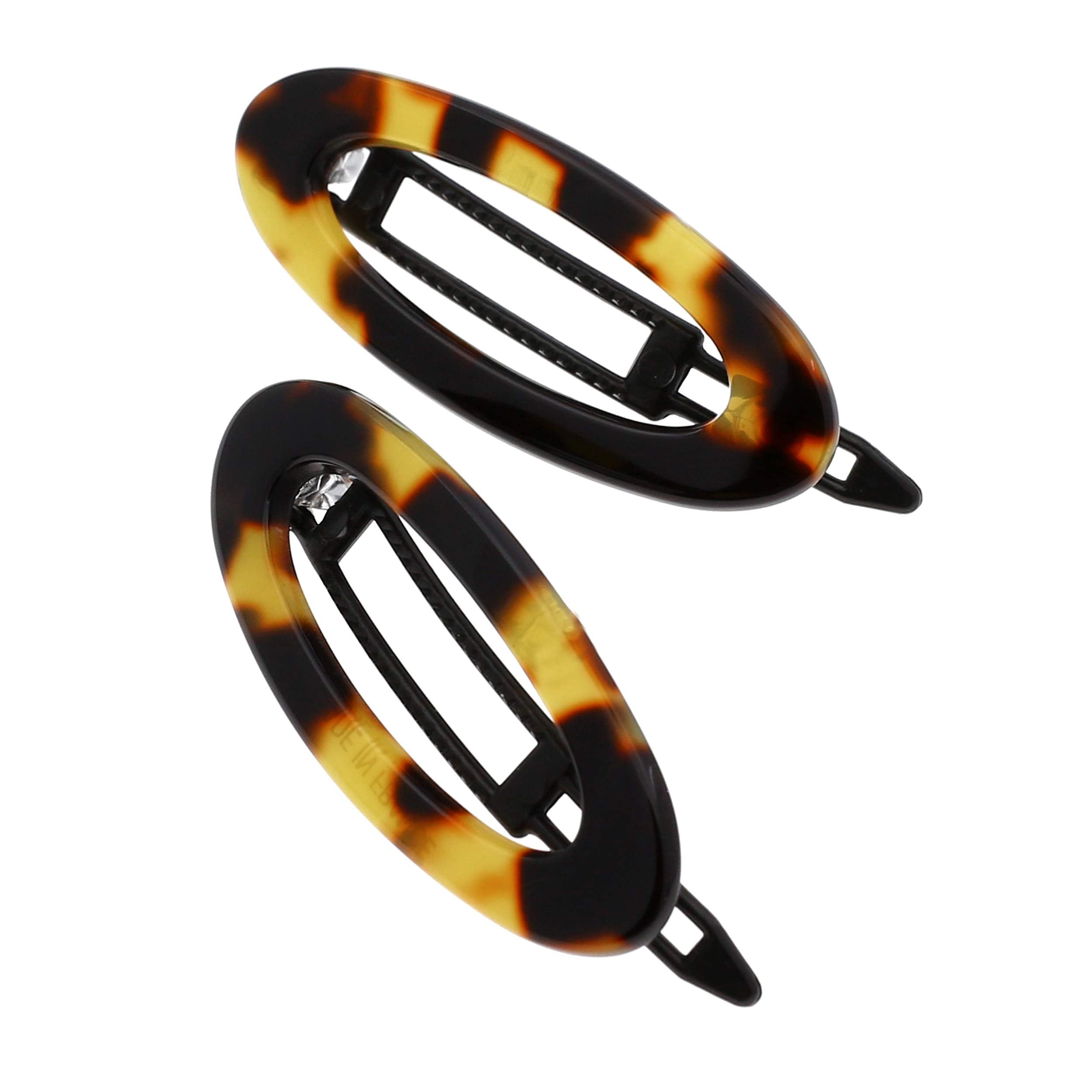 Camila Paris Cp1993/2 French Hair Accessories For Women (2) Hair Slides, Handmade. Strong Hold/No Slip Grip And Durable Styling Girls Hair Ornaments. Made In France