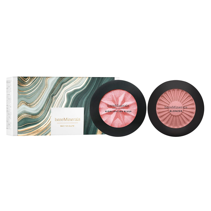bareMinerals Gen Nude Blonzer, Blush & Bronzer Hybrid, Talc-Free Compact Powder Makeup, Buildable Luminous Finish, All-Day Wear, Rosy-Bronze Shades, Vegan, Way to Glow