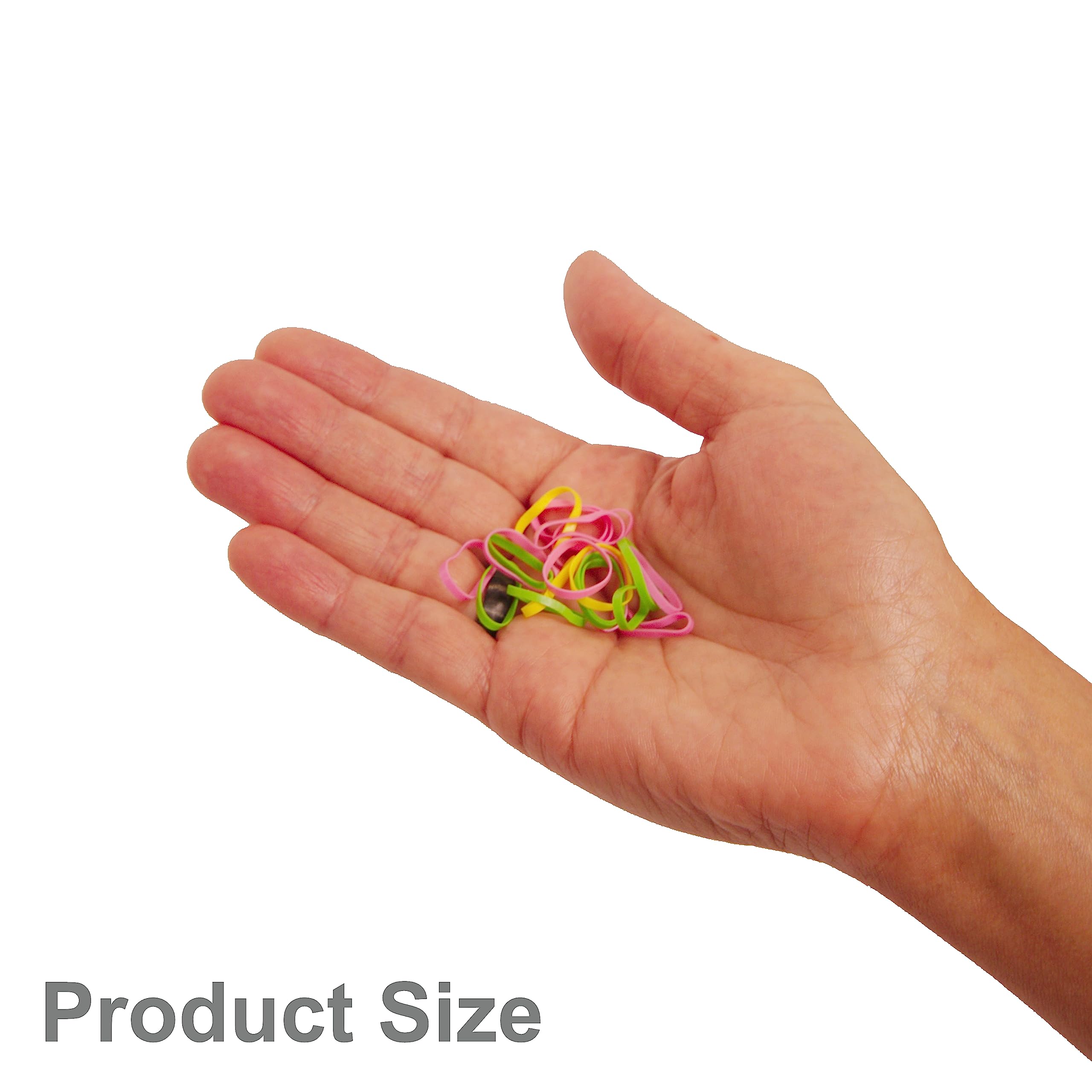 500 Count Tangle Free Elastic Pony Tail Holders (Clear)