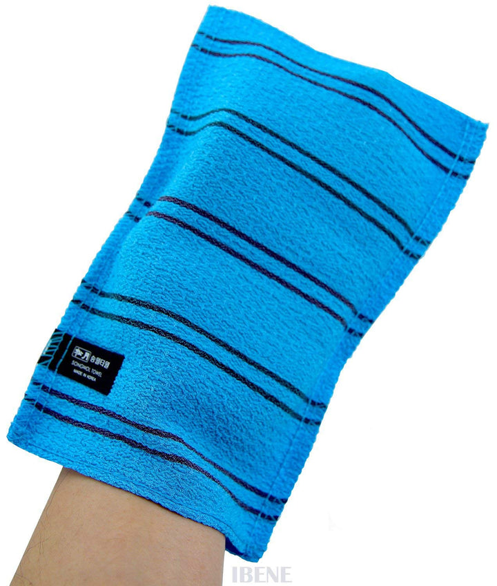 Songwol Towel (Hard) 9 - Korean Beauty Skin Exfoliating Bath Scrub Gloves.(4pcs)