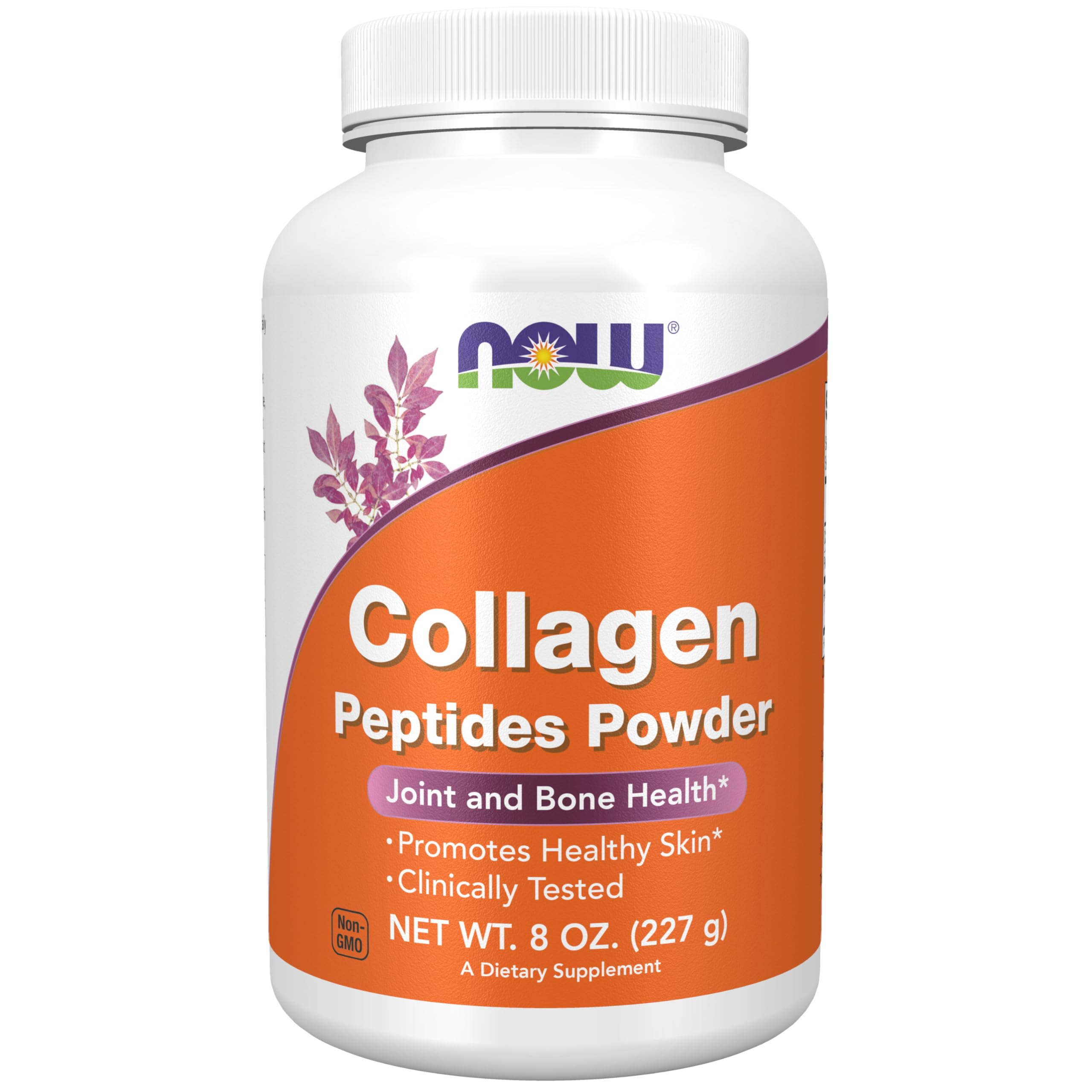NOW Foods Supplements, Collagen Peptides Powder, Clinically Tested, Joint and Bone Health*, 8-Ounce
