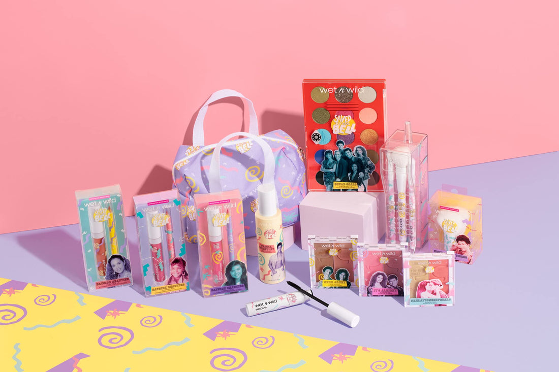 wet n wild Saved By The Bell Zack Attack Live Performing at the Max Brush Set, Makeup Brush Set with Case,1114546